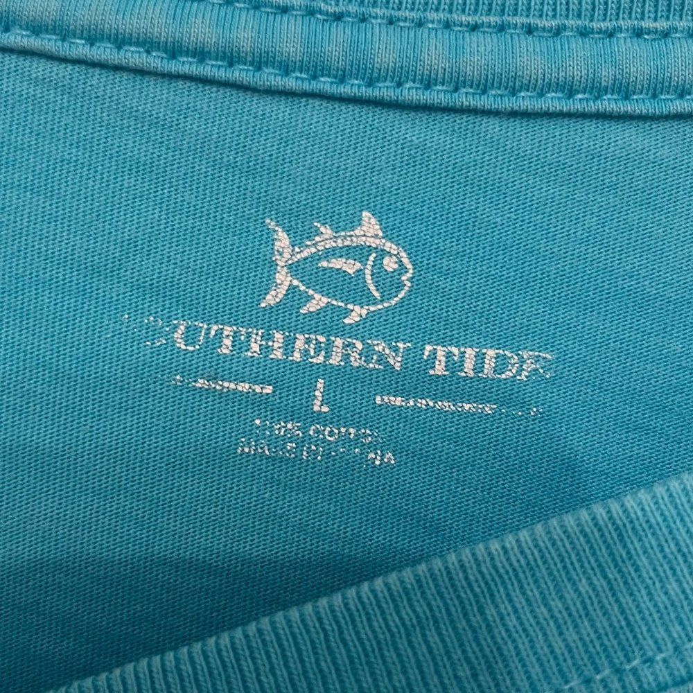 Southern Tide "Catch of the Day" Graphic T-Shirt Size L - Picture 4 of 4